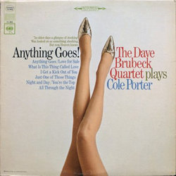 Anything Goes! The Dave Brubeck Quartet Plays Cole Porter Soundtrack (Dave Brubeck, Cole Porter) - CD cover
