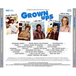 Grown Ups Soundtrack (Various Artists, Rupert Gregson-Williams) - CD Trasero
