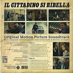 Il Cittadino Si Ribella Soundtrack (Guido De Angelis, Maurizio De Angelis) - CD Back cover