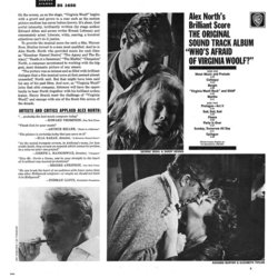 Who's Afraid of Virginia Woolf? Soundtrack (Alex North) - CD Back cover