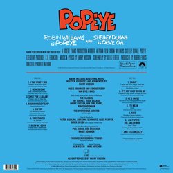 Popeye Soundtrack (Harry Nilsson) - CD Trasero