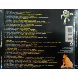 Disney's Greatest Hits Soundtrack (Various Artists) - CD Back cover