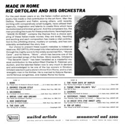 Made in Rome Soundtrack (Various Artists, Riz Ortolani) - CD Achterzijde
