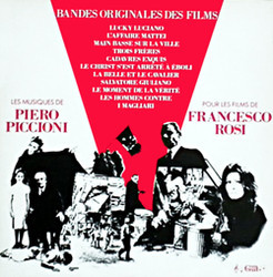 Les Musiques de Piero Piccioni pour les Films de Francesco Rosi Soundtrack (Piero Piccioni) - Cartula