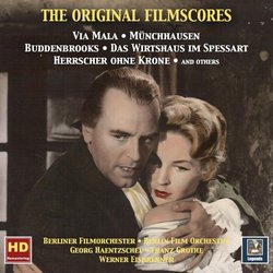 The Original Film Scores: German Cinema  Mnchhausen, Via Mala, Buddenbrooks Soundtrack (Werner Eisbrenner, Franz Grothe, Georg Haentzschel) - CD cover