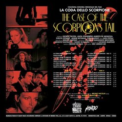 The Case Of The Scorpion's Tail Soundtrack (Bruno Nicolai) - CD Back cover