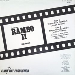 Theme From Rambo II Soundtrack (Jerry Goldsmith) - CD Back cover
