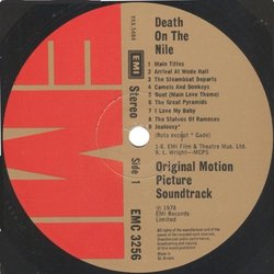 Death on the Nile Soundtrack (Nino Rota) - cd-inlay