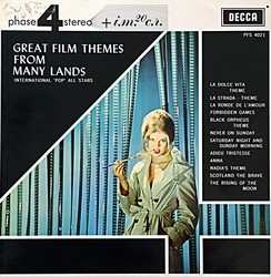 Great Film Themes from Many Lands Soundtrack (Various Artists) - CD cover
