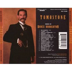 Tombstone Soundtrack (Bruce Broughton) - CD Back cover