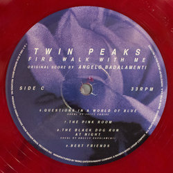 Twin Peaks: Fire Walk With Me Soundtrack (Angelo Badalamenti) - cd-inlay