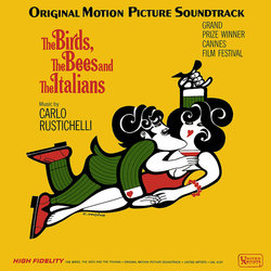 The Birds, the Bees and the Italians Soundtrack (Carlo Rustichelli) - CD cover