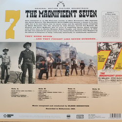 The Magnificent Seven Soundtrack (Elmer Bernstein) - CD Back cover