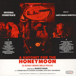 A Hatchet For The Honeymoon Soundtrack (Sante Maria Romitelli) - CD Trasero