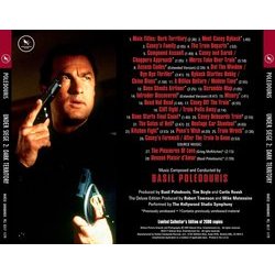 Under Siege 2: Dark Territory Soundtrack (Basil Poledouris) - CD Back cover