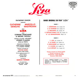 Liza Soundtrack (Philippe Sarde) - CD Back cover