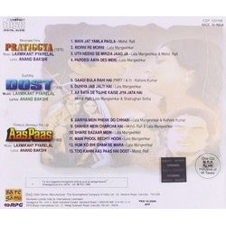 Pratigya / Dost / Aas Paas Soundtrack (Various Artists, Anand Bakshi, Laxmikant Pyarelal) - CD Achterzijde