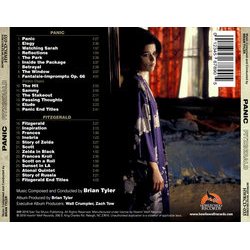 Panic / Fitzgerald Soundtrack (Brian Tyler) - CD Back cover