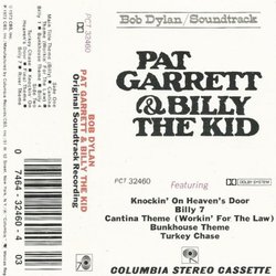 Pat Garrett & Billy the Kid Soundtrack (Bob Dylan) - CD cover