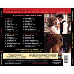 Race with the Devil / Making Love Soundtrack (Leonard Rosenman) - CD Back cover