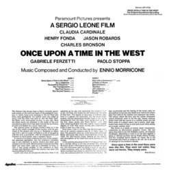 Once Upon A Time In The West Bande Originale (Ennio Morricone) - CD Arrire