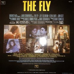 The Fly Soundtrack (Howard Shore) - CD Back cover