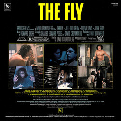 The Fly Soundtrack (Howard Shore) - CD Back cover