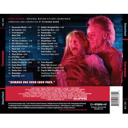 From Beyond Soundtrack (Richard Band) - CD Back cover