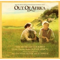 Out of Africa Soundtrack (Marilyn & Alan Bergman, John Barry, Alan Bergman, Al Jarreau, Melissa Manchester) - CD cover