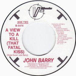 A View to a Kill Soundtrack (John Barry, Jason Corsaro, Antony Crowther, Duran Duran, Bernard Edwards Jr.) - cd-inlay