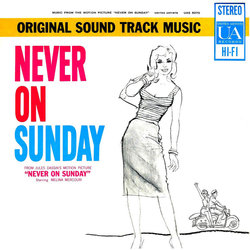 Never On Sunday Soundtrack (Manos Hatzidakis) - CD cover