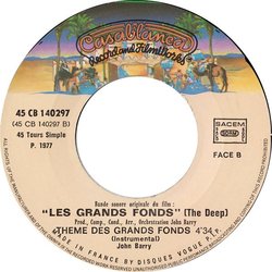 Les Grands Fonds Soundtrack (John Barry, Donna Summer) - cd-cartula