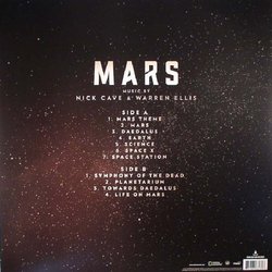 Mars Soundtrack (Nick Cave, Warren Ellis) - CD Trasero