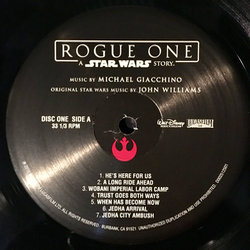 Rogue One Soundtrack (Michael Giacchino) - CD Trasero