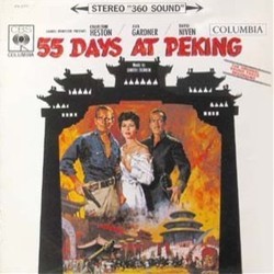 55 Days at Peking Soundtrack (Dimitri Tiomkin) - CD cover