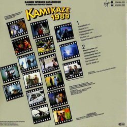 Kamikaze 1989 Soundtrack (Edgar Froese) - CD Trasero