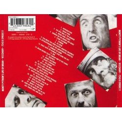 Life of Brian Soundtrack (Various Artists, Geoffrey Burgon) - CD Back cover