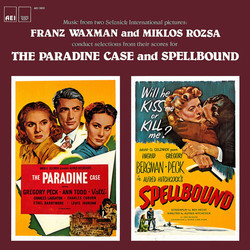 The Paradine Case and Spellbound Soundtrack (Mikls Rzsa, Franz Waxman) - CD cover