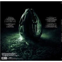 Alien: Covenant Soundtrack (Jed Kurzel) - CD Back cover
