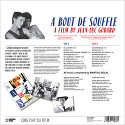  Bout de Souffle Soundtrack (Martial Solal) - CD Back cover