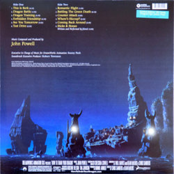 How to Train Your Dragon Soundtrack (Stephen Barton, John Powell) - CD Back cover