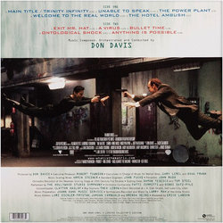 The Matrix Soundtrack (Don Davis) - CD Back cover