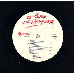 The Return of the Living Dead Soundtrack (Various Artists, Matt Clifford) - cd-inlay