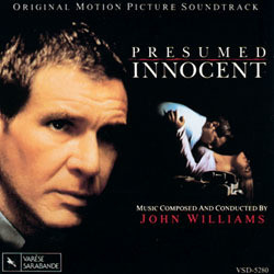 Presumed Innocent Soundtrack (John Williams) - CD cover