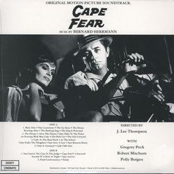 Cape Fear Soundtrack (Bernard Herrmann) - CD Back cover