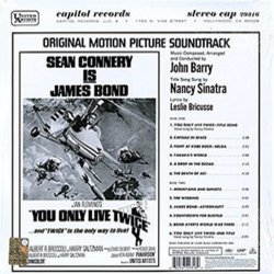 You Only Live Twice Soundtrack (John Barry) - CD Back cover