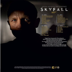 Skyfall Soundtrack (Thomas Newman) - CD Back cover