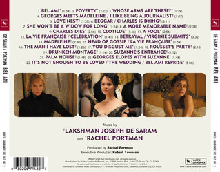 Bel Ami Soundtrack (Lakshman Joseph De Saram, Rachel Portman) - CD Back cover