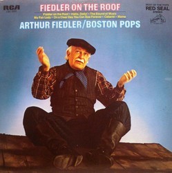 Fiedler on the roof Soundtrack (Jerry Bock, Jerry Herman, Burton Lane, Frederick Loewe, Richard Rodgers) - CD cover