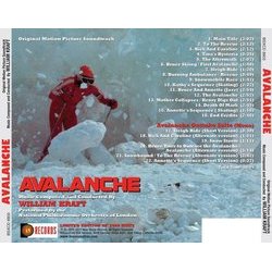 Avalanche Soundtrack (William Kraft) - CD Back cover